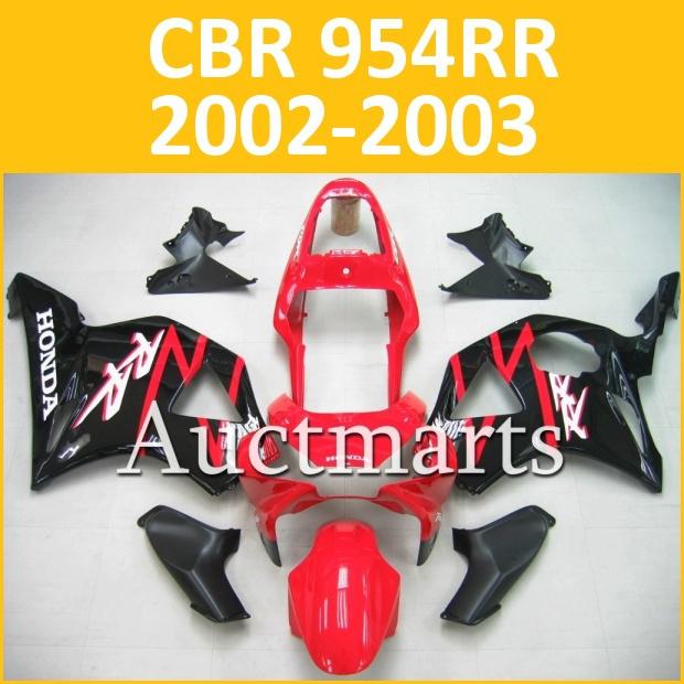 Fit honda 02 03 cbr954rr cbr 954 rr 2003 2004 fairing kit abs plastics f13 b12