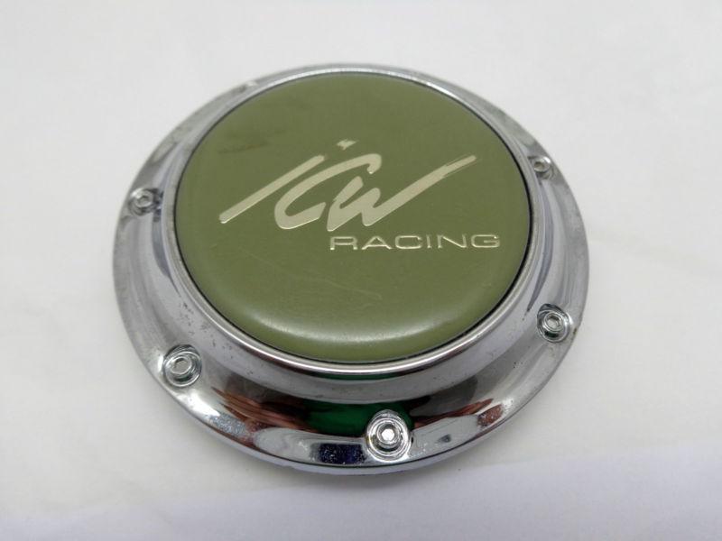 Icw racing wheel aftermarket center cap 316k70 fd.08.068 chrome #c13-b918