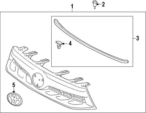 Toyota 7531047020 genuine oem factory original emblem