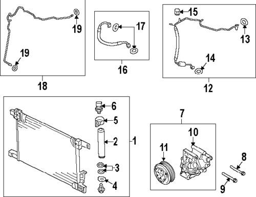 Nissan 921001ha3a genuine oem factory original condenser