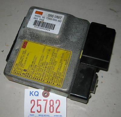 Honda 92-93 accord lx air bag module/unit/computer 1992 1993