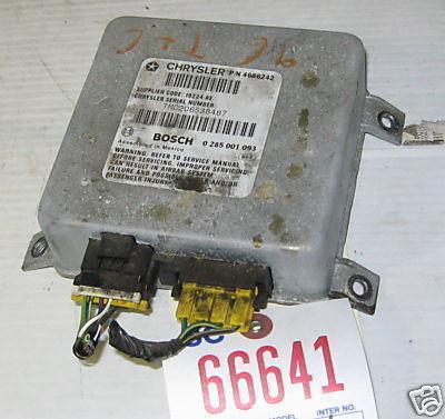 Dodge 96 97 caravan t&c voyager airbag control module 1996 1997