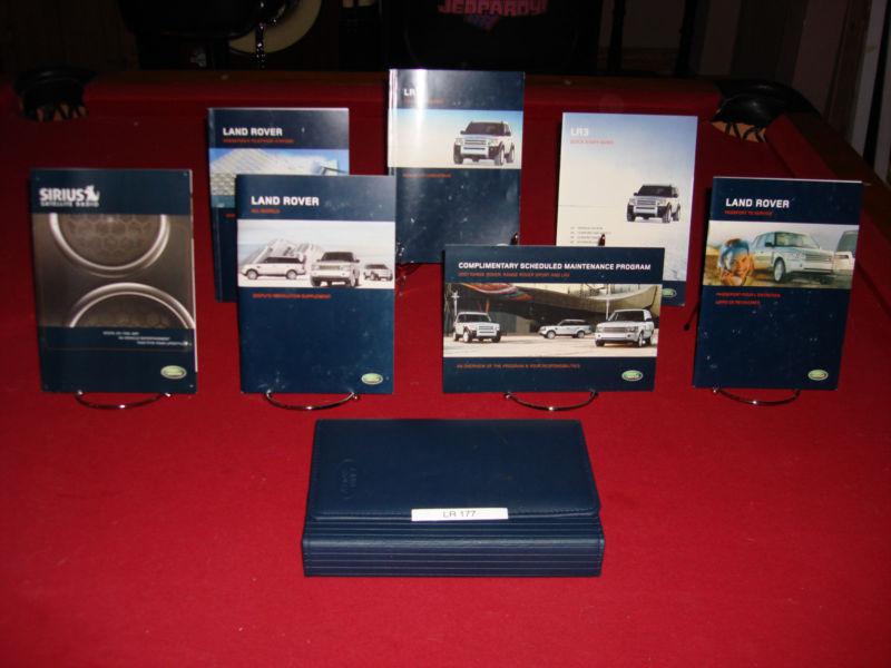 2007 land rover lr3 oem owners manual w/navigation--fast free shipping