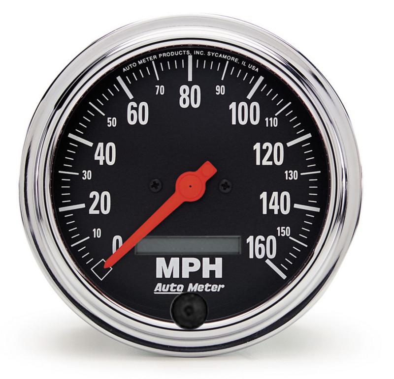 Auto meter 2489 traditional chrome electric programmable speedometer