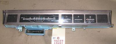 Chevy 82 celebrity instrument cluster 1982