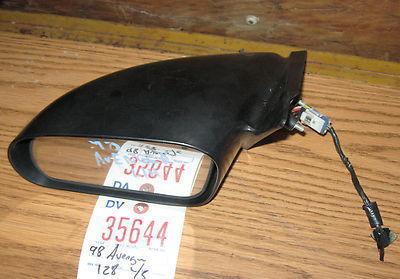 Avenger sebring 98 99 00 side view mirror left power black 1998 1999 2000 oem