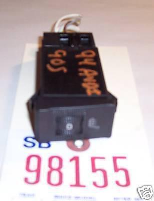 Audi 94 s-90/90-s heated seat switch 4a0963563 blk 1994