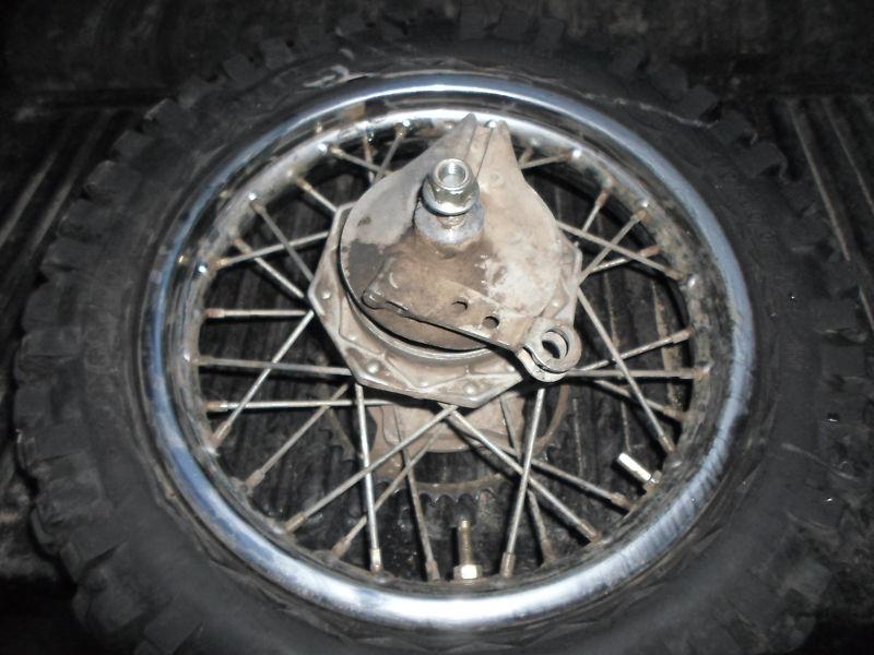 1993 kawasaki kx60 rear wheel rim hub 