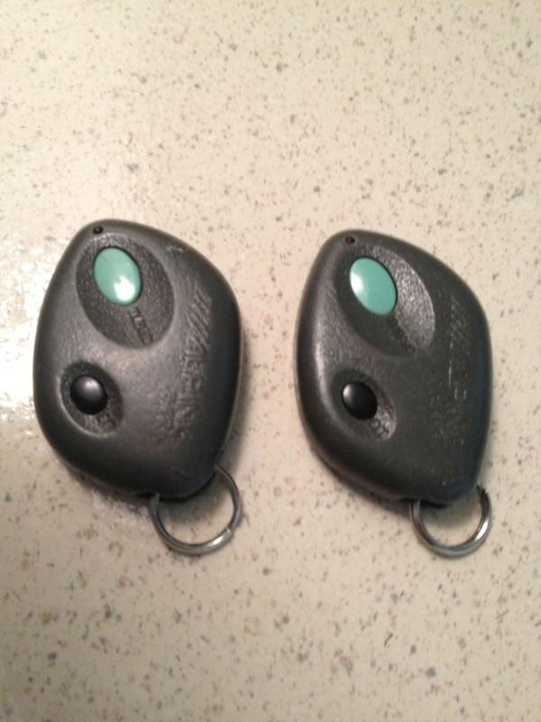 Lot of two alpine b23at48 keyless remote control replacement