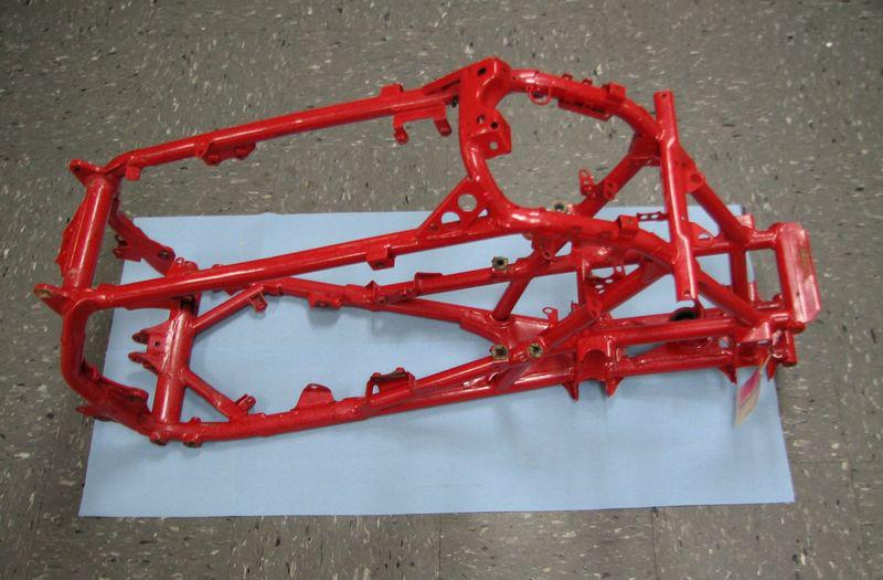 05 450r 450 r red metal flake powder coated frame & sub vn: 05418 #61t