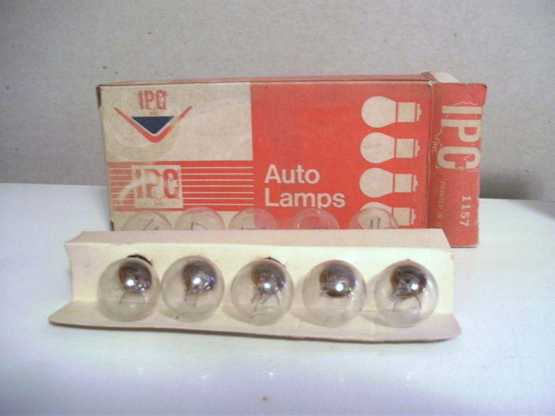 Vintage ipc auto light bulbs 1157 "box of ten new old stock"