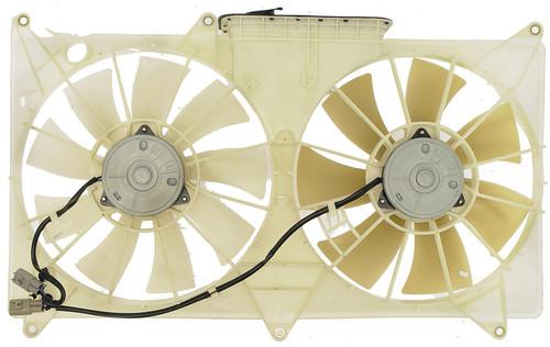 Dual fan assy gs400, gs430, gs300 4 cyl 1.5l, w/at platinum# 2110890