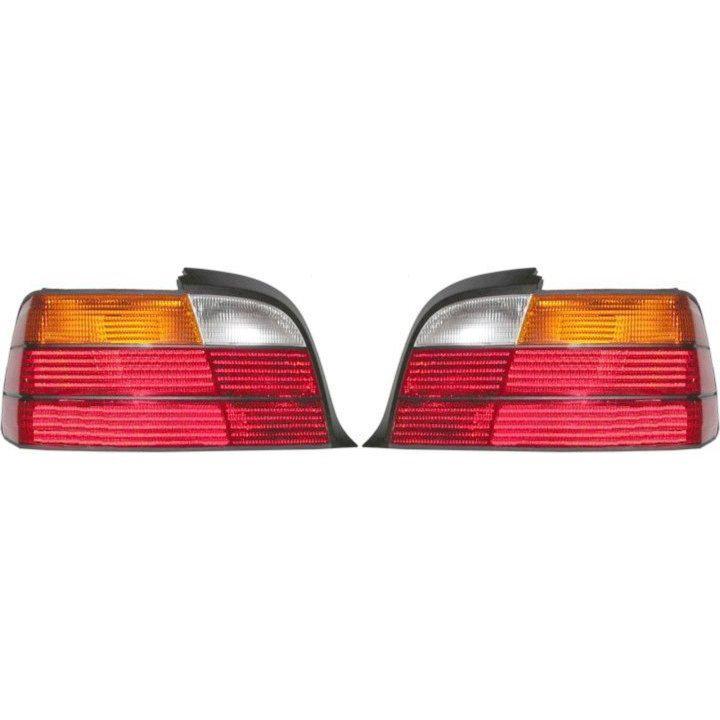 Tail light brake lamp lens & housing rear pair set driver+passenger sides