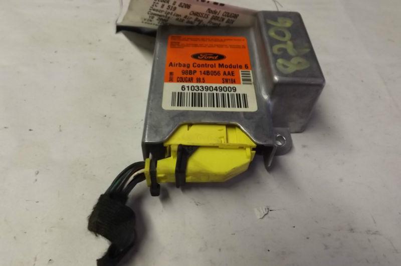 2000 mercury cougar 2.5l srs airbag module 98bp-14b056-aee oem