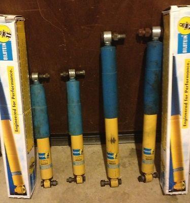 4 bilstein 4600 shocks 2x 24-009331 2x 24-009232 shock absorber struts used >5k