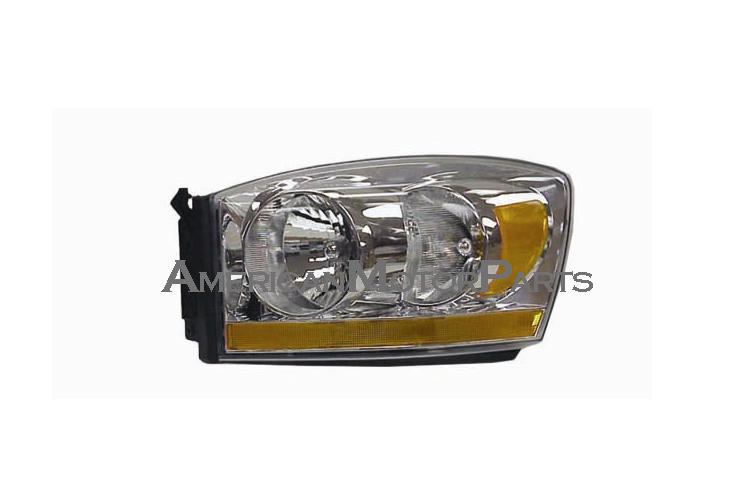 Eagleeye pair replacement headlight w/o black bezel 06-06 dodge ram new model