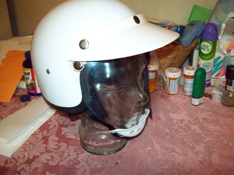 Nos new vintage shoei motorcycle 1/2 helmet