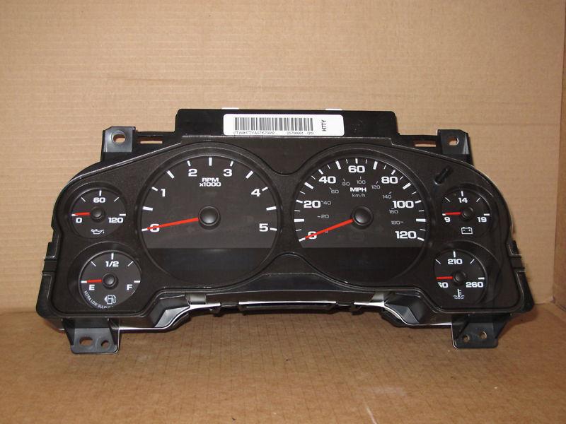 07 08 09 10 11 gmc sierra 2500 3500 truck diesel speedometer cluster 67k