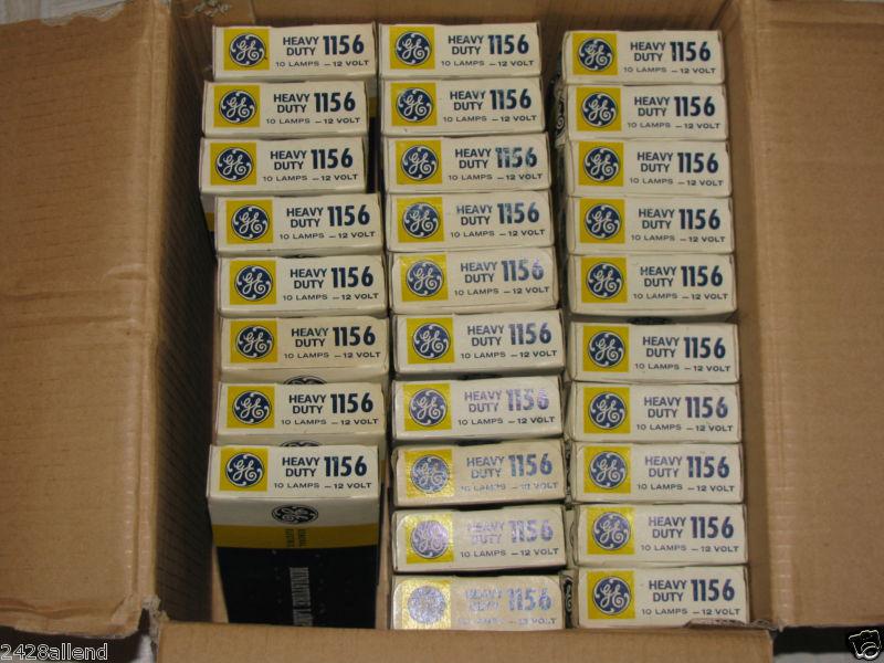 Automotive lamps. ge 1156 (28 pks of 10)