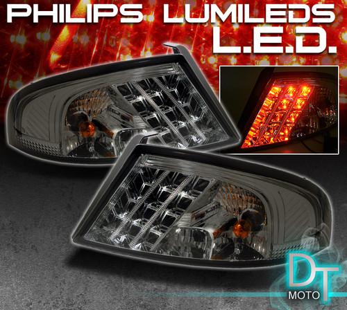 Smoked 01-06 dodge stratus 4dr philips-led perform tail lights lamps left+right