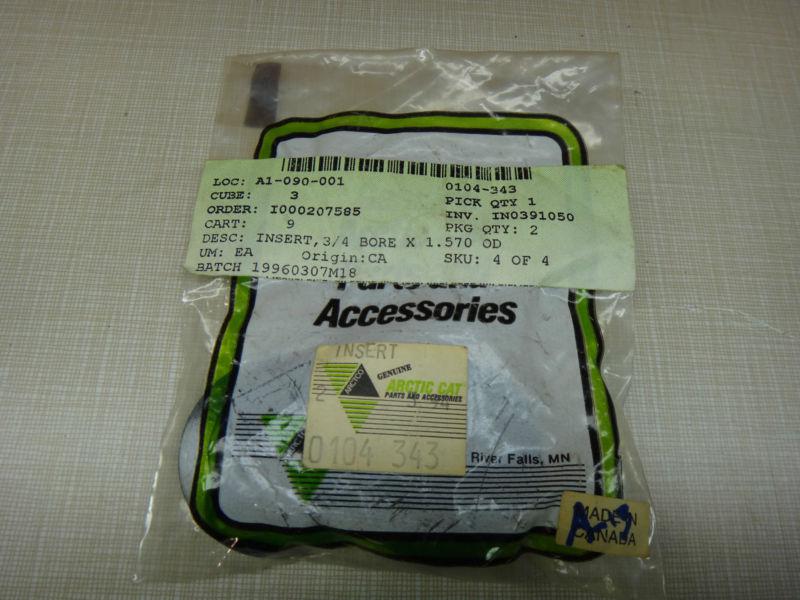 Arctic cat insert 0104 343. oem gunuine arctic cat insert 0104 343, lot of 2.