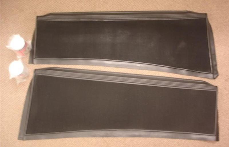 1932 ford car rubber running board covers '32 rod nice!