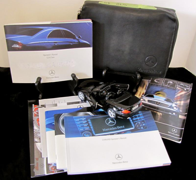 2008 mercedes cls550 with navigation cls 63 amg cls 550 owners manual set #m453