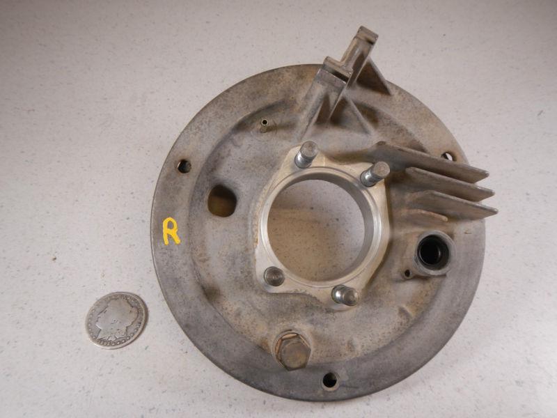 85 honda atc250es rear brake backing housing plate