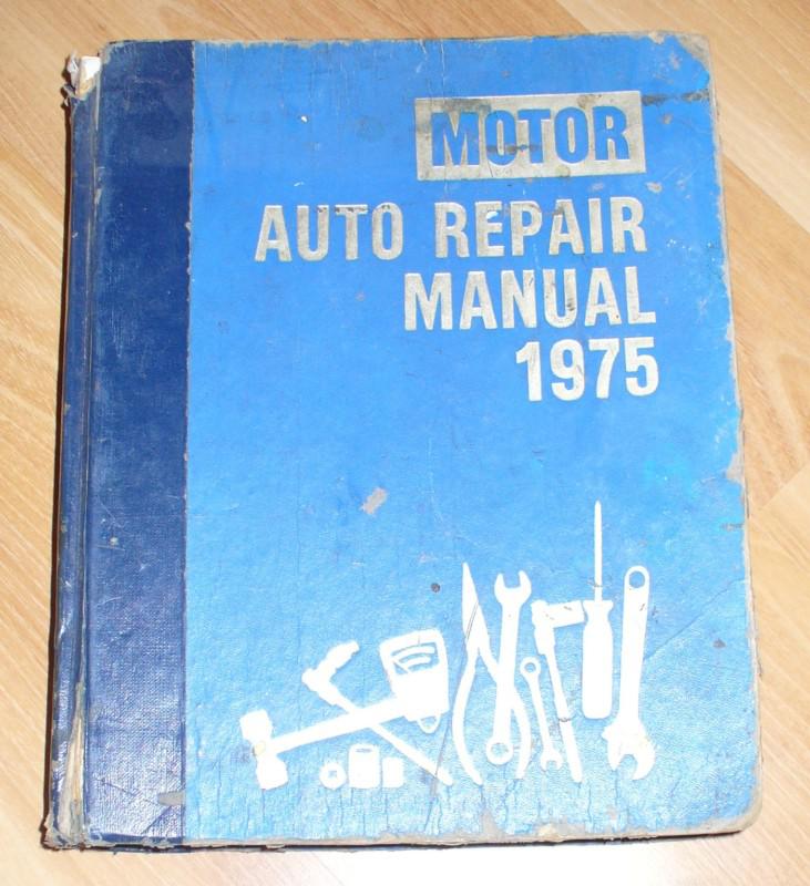 36th edition 1975 motor car / truck / auto repair book manual 