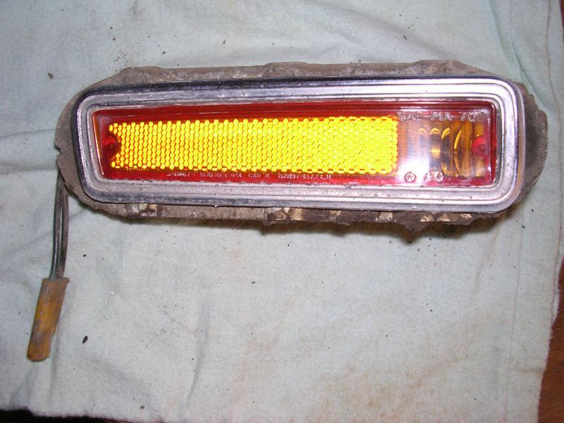 1970-1971 dodge dart/demon left front marker light assembly