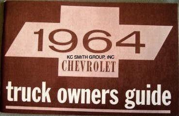 1964 chevy truck owners manual