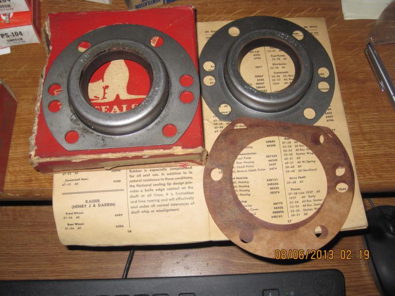 Rear wheel grease seals 1947-1948-1949-1950 kaiser,1947-1948-1949-50-1951 frazer