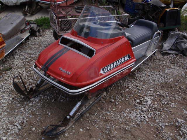 Chaparral firebird ss 394 vintage snowmobile 1450mi