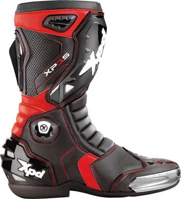 Spidi xp3-s boots black/red e41/us7.5 s55-021-41