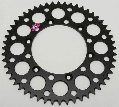 Renthal rear sprocket 520-50t black for honda xr yamaha wr yz