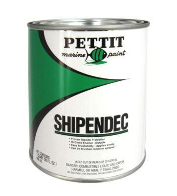 Pettit shipendec enamel boat paint dull dead grass quart