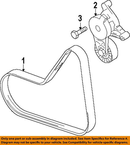 Volkswagen oem 03l903137t serpentine belt/serpentine belt/fan belt