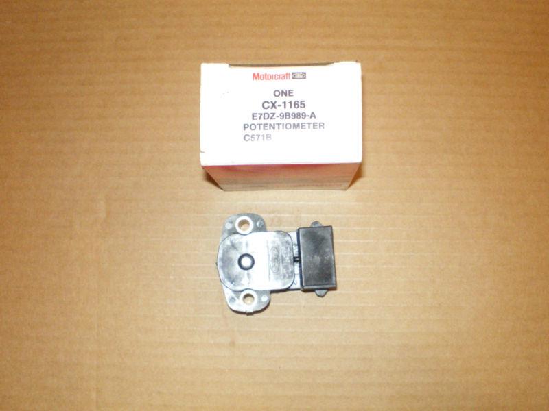 Nos 1987-95 ford mercury throttle position sensor cx1165 e7dz9b989a mustang 