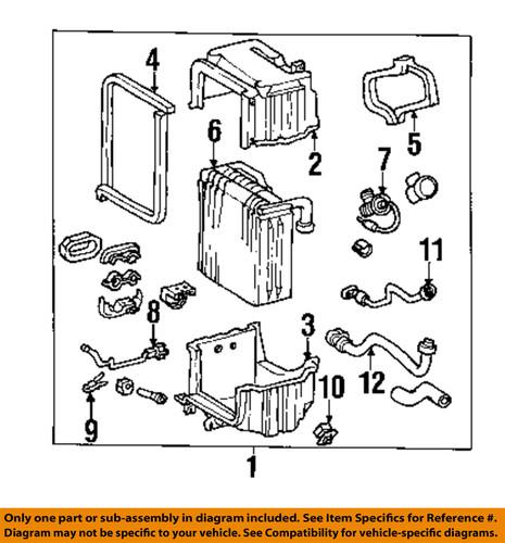 Toyota oem 8850108050 a/c evaporator core body/a/c evaporator core