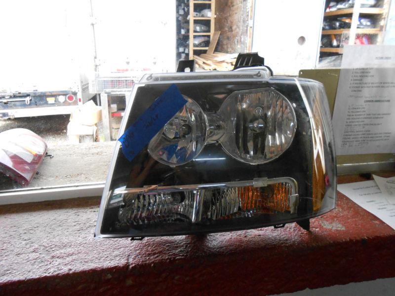 Chevrolet tahoe left halogen headlight lamp 2007 2008 2009 2010 2011 2012 driver