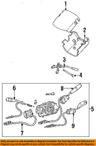 Toyota oem 8414026100 switch, dimmer/headlight dimmer switch