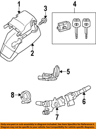 Toyota oem 8414007120 switch, multi-function/combination/combination switch