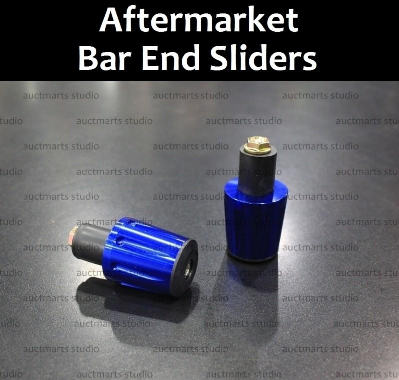 Fit universal yamaha yzf r1 r6 bar end sliders protection st5 blue d