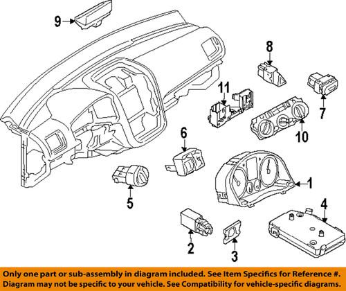 Volkswagen oem 3c8941431f xsh headlight switch/switch, headlight