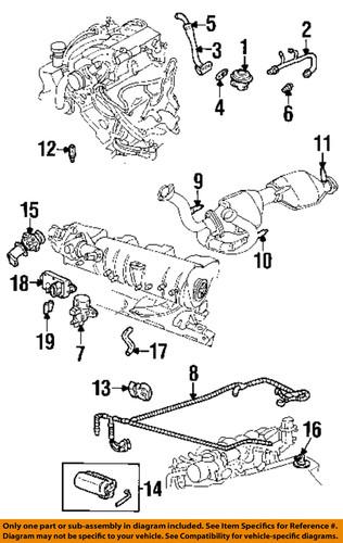 Mazda oem aj0320305 egr valve gasket