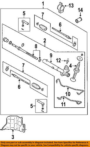 Nissan oem 54445ca000 rack & pinion mount bushing