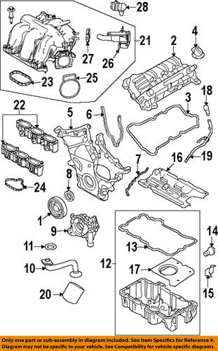 Ford oem 3f1z-9439-aa intake manifold gasket/engine intake manifold gasket