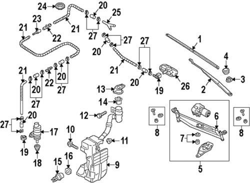 Volkswagen 561955426 genuine oem factory original wiper blade