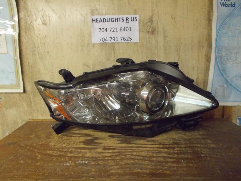 2010 2011 2012 lexus rx350 rh passenger xenon headlight complete oem 506