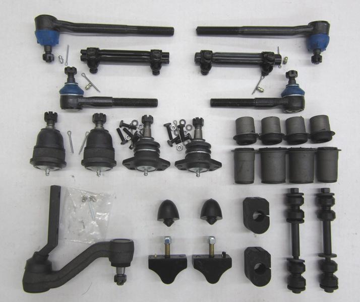 1970 1971 1972 1973 1974 chevrolet nova front end suspension rbld kit - 27 pcs